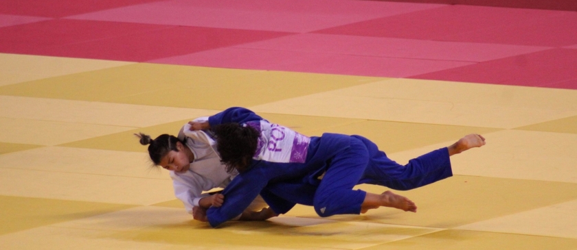 Comitiva de judo de malas feitas para a 30.ª Universíada de verão