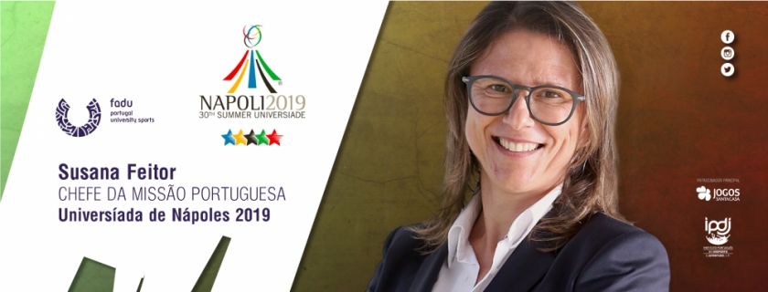 Susana Feitor volta a assumir Chefia da Missão portuguesa às Universíadas